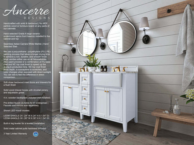 Adeline 60" Bath Vanity Set Ancerre Designs