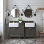 Sapphire Gray | Brushed Nickel Hardware
