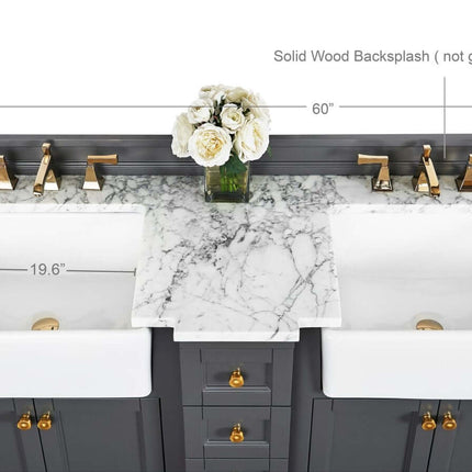Adeline 60" Bath Vanity Set Ancerre Designs
