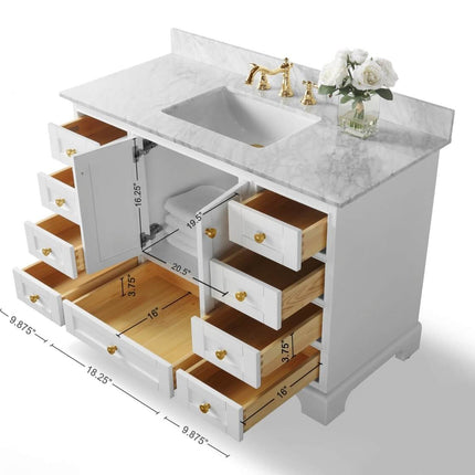 Audrey 48" Bath Vanity Set Ancerre Designs