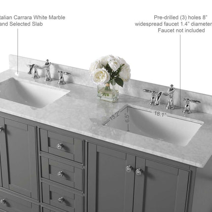 Audrey 60" Bath Vanity Set Ancerre Designs