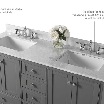 Audrey 72" Bath Vanity Set Ancerre Designs
