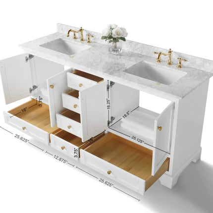 Audrey 72" Bath Vanity Set Ancerre Designs