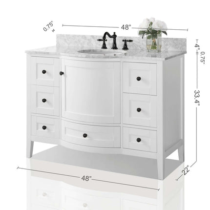 Lauren 48" Bath Vanity Set Ancerre Designs