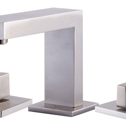 ALFI brand AB1322-BN Brushed Nickel Modern Widespread Bathroom Faucet ALFI brand