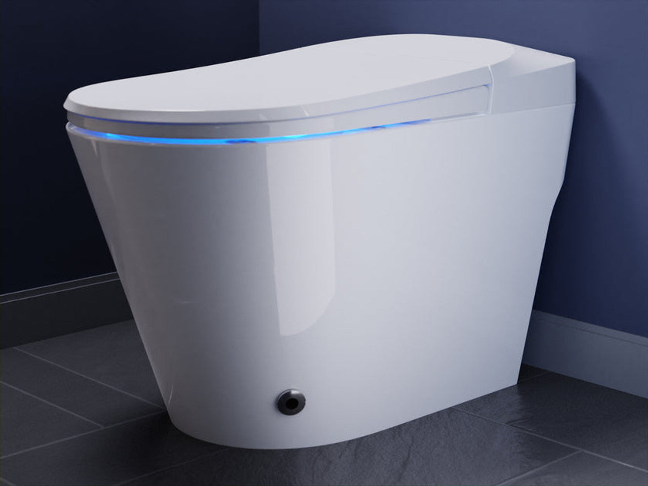 ENVO Echo Elongated 1.28 GPF Smart Bidet Toilet with Auto Open Close, Auto Flush, and Heated Seat TL-STFF950WH