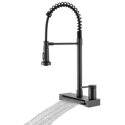 FORNO ACQUA 4 function pull-Down Waterfall Kitchen Faucet FORNO ACQUA