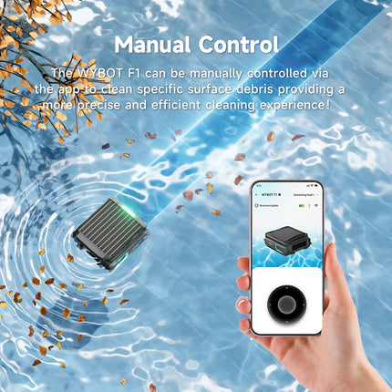 WYBOT F1 Pool Skimmer Solar Powered Robotic Cleaner WYBOT