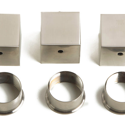 ALFI brand AB2901-BN Brushed Nickel Concealed 4-Way Thermostatic Valve Shower Mixer /w Square Knobs Alfi Brand