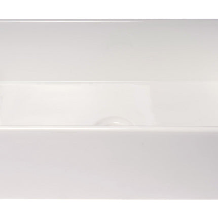 ALFI brand ABF3318S 33" White Thin Wall Single Bowl Smooth Apron Fireclay Kitchen Farm Sink Alfi Brand