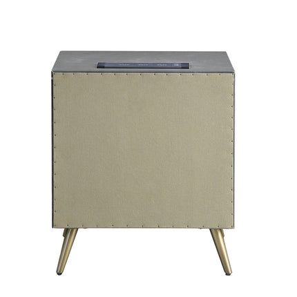 ACME BD00556 Doris Nightstand  3