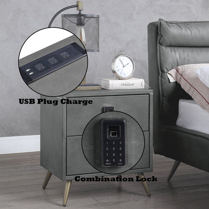 ACME BD00556 Doris Nightstand  8