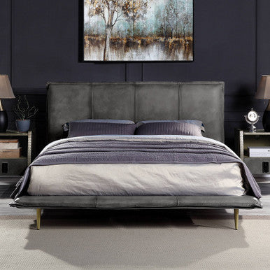 ACME BD00558EK Metis Gray Eastern King Bed ACME Furniture