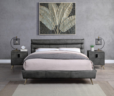 ACME BD00563Q Doris Gray Queen Bed ACME Furniture