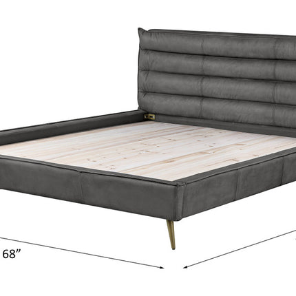 ACME BD00563Q Doris Gray Queen Bed  4