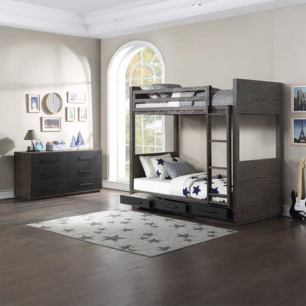 ACME BD00613 Estevon Twin/Twin Bunk Bed  6