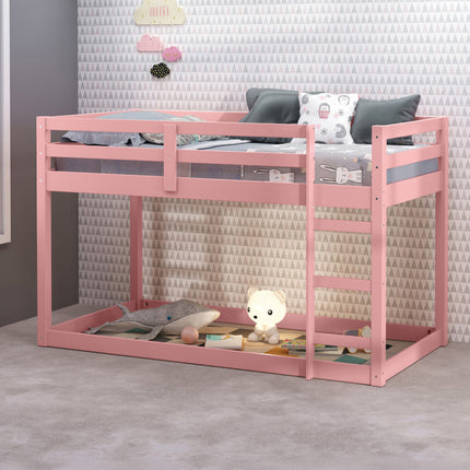 ACME BD00768 Gaston Ii Pink Twin Loft Bed