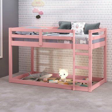 ACME BD00768 Gaston Ii Pink Twin Loft Bed ACME Furniture