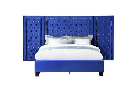 ACME BD00972EK Damazy Blue Eastern King Bed  1