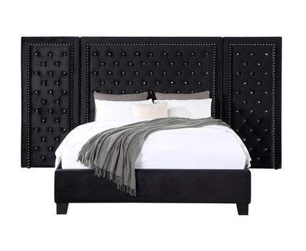 ACME BD00974EK Damazy Black Eastern King Bed  2