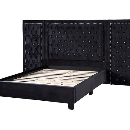 ACME BD00975Q Damazy Black Queen Bed  1