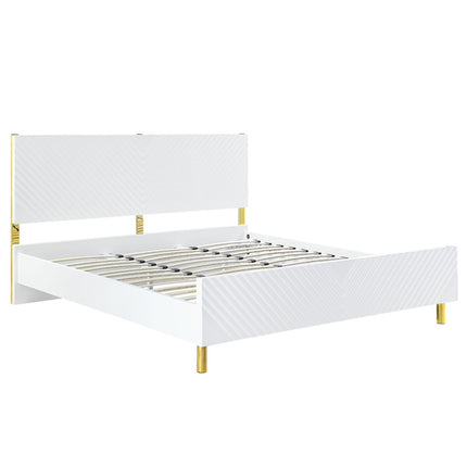 ACME BD01034Q Gaines White Queen Bed  1