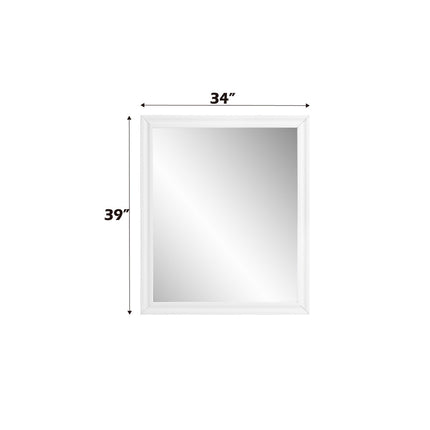 ACME BD01036 Gaines White Mirror  3