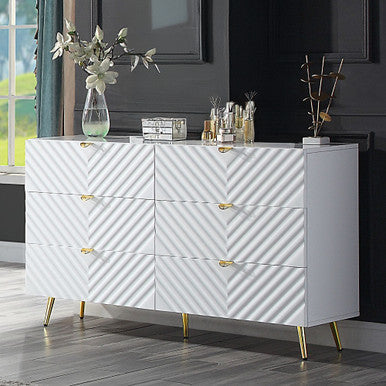ACME BD01037 Gaines White Dresser ACME Furniture