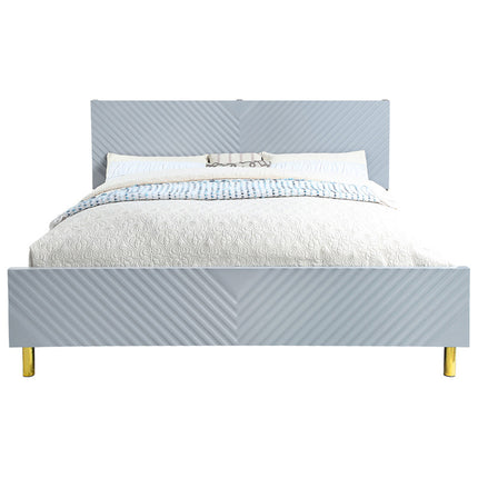 ACME BD01039EK Gaines Gray Eastern King Bed  2