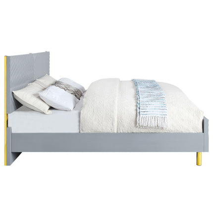 ACME BD01039EK Gaines Gray Eastern King Bed  3