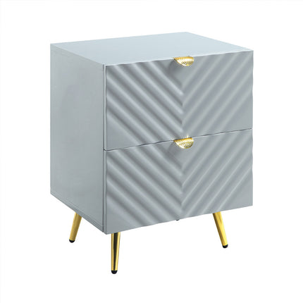 ACME BD01041 Gaines Gray Nightstand  1
