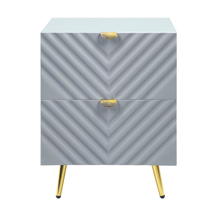 ACME BD01041 Gaines Gray Nightstand  2