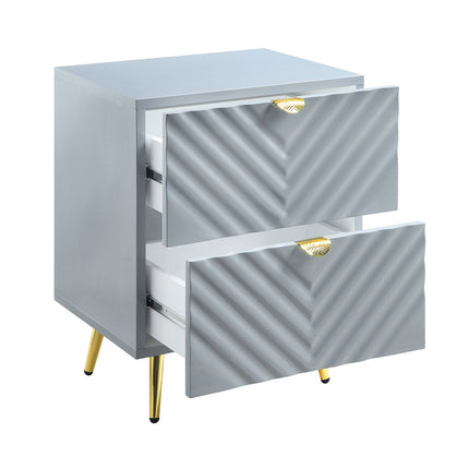 ACME BD01041 Gaines Gray Nightstand  3