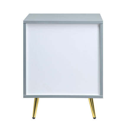 ACME BD01041 Gaines Gray Nightstand  4