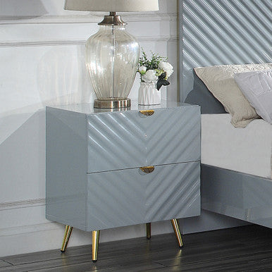 ACME BD01041 Gaines Gray Nightstand ACME Furniture