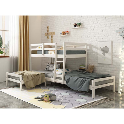 ACME BD01374 Manoela Triple Twin/Twin/Twin Bunk Bed  1