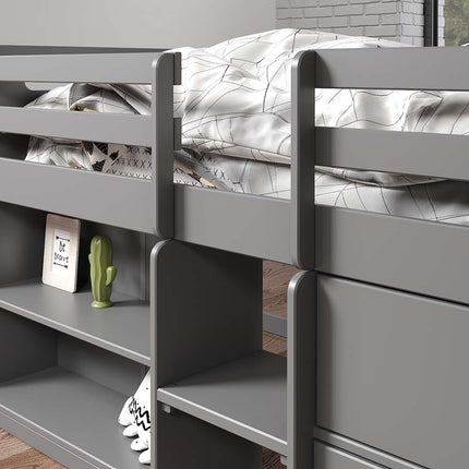 ACME BD01375 Fabiana Twin Loft Bed with Storage  4