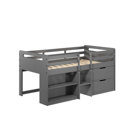 ACME BD01375 Fabiana Twin Loft Bed with Storage  6