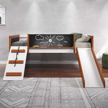 ACME BD01409 Aurea Twin Loft Bed with Slide  1
