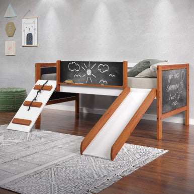 ACME BD01409 Aurea Twin Loft Bed with Slide ACME Furniture