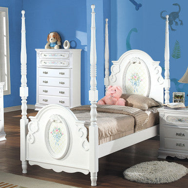 ACME Flora Twin Bed - BD01638T ACME Furniture