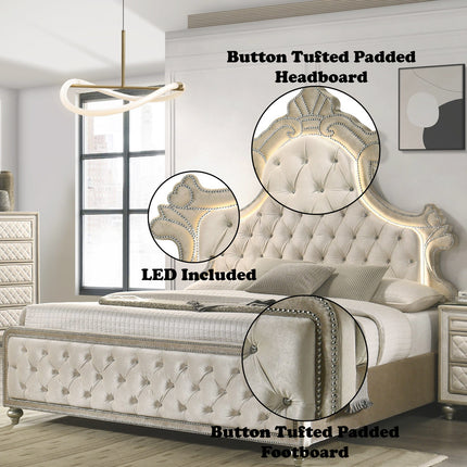 ACME Lucienne Eastern King Bed - BD02334EK  5