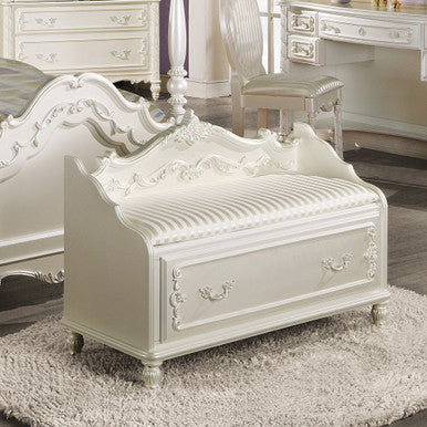 ACME Pearl BENCH W/STORAGE - BD02440 ACME Furniture