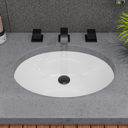 ALFI brand AB1326-BM Black Matte Widespread Modern Bathroom Faucet