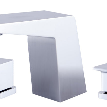 ALFI brand AB1471-PC Polished Chrome Modern Widespread Bathroom Faucet Alfi Brand