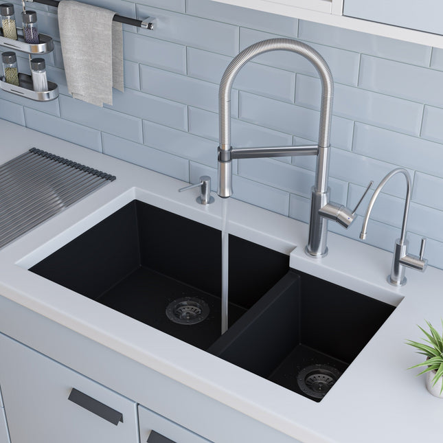 ALFI brand AB2015 Brushed Gooseneck Single Hole Faucet Alfi Brand