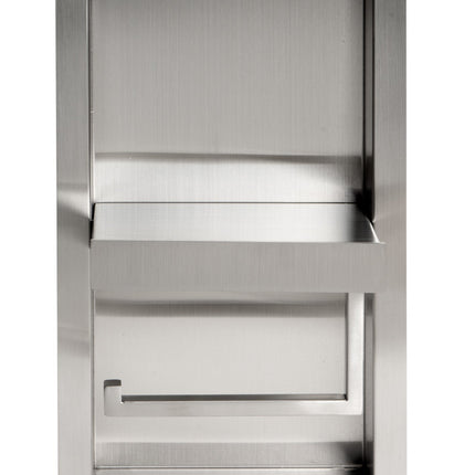 ALFI Brushed Stainless Steel Recessed Toilet Paper Holder Niche ABTPN88-BSS Alfi Brand
