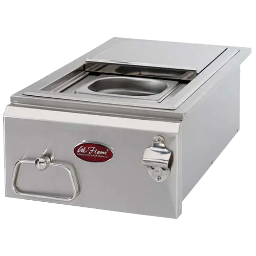 Cal Flame 12-Inch Built-in Cocktail Center With Ice Bin Cooler - BBQ12842P-12