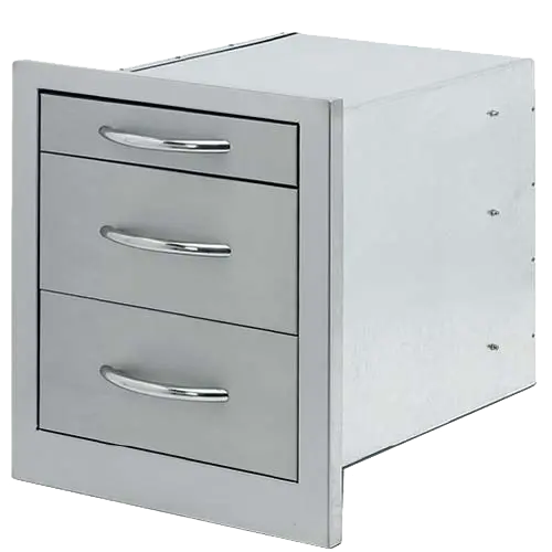Cal Flame 18-Inch Triple Access Drawer - BBQ08866