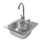 Cal Flame15 X 15 Outdoor Rated Stainless Steel Sink W/ Cold Water Faucet & Soap Dispenser - BBQ11963 Cal Flame